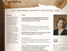 Tablet Screenshot of katebuford.com